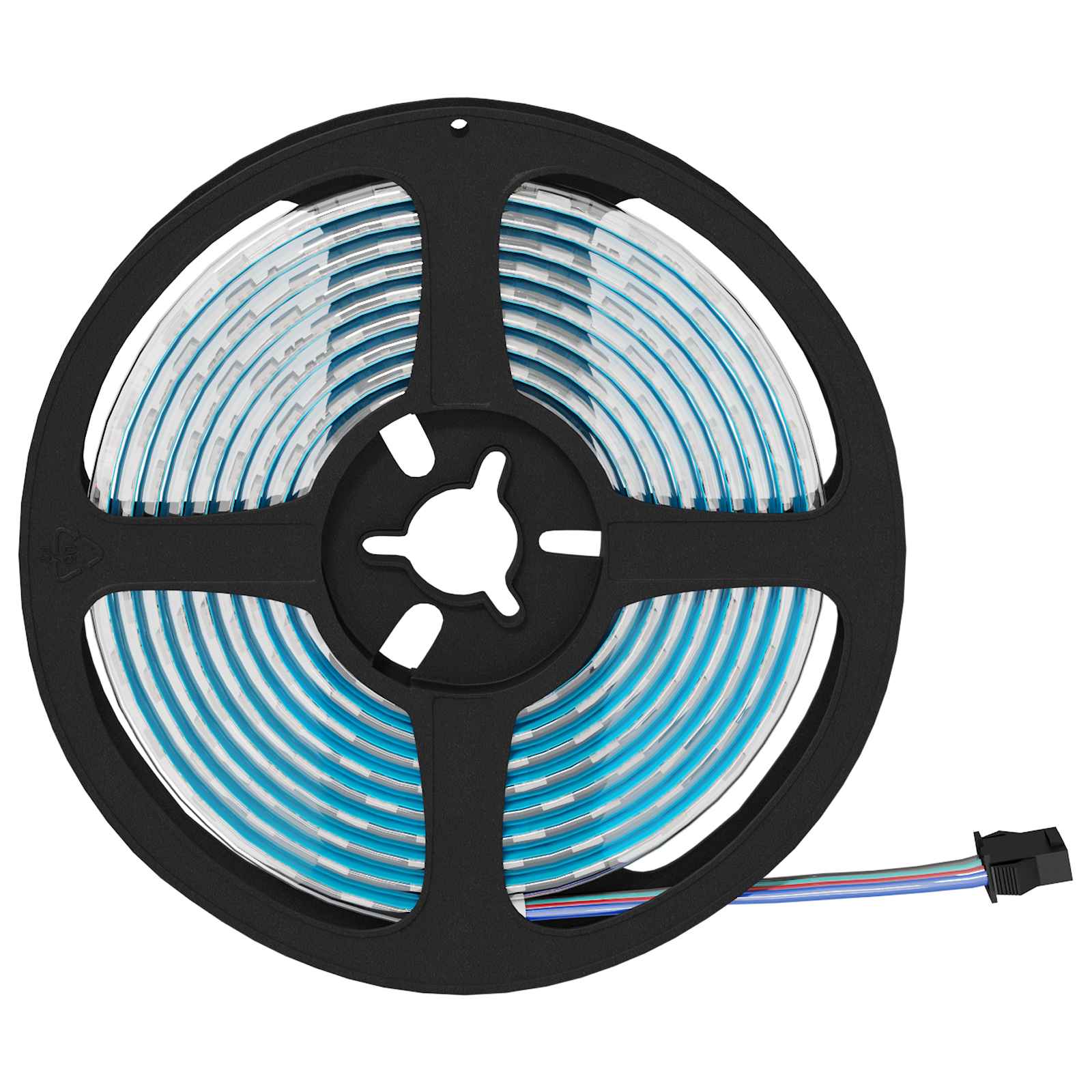 LED Band 2 Pcs Svart och Transparent 210 X 0,8 X 0,3 Cm