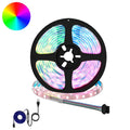 LED Band 2 Pcs Svart och Transparent 2300 Mm Koppar och Plast