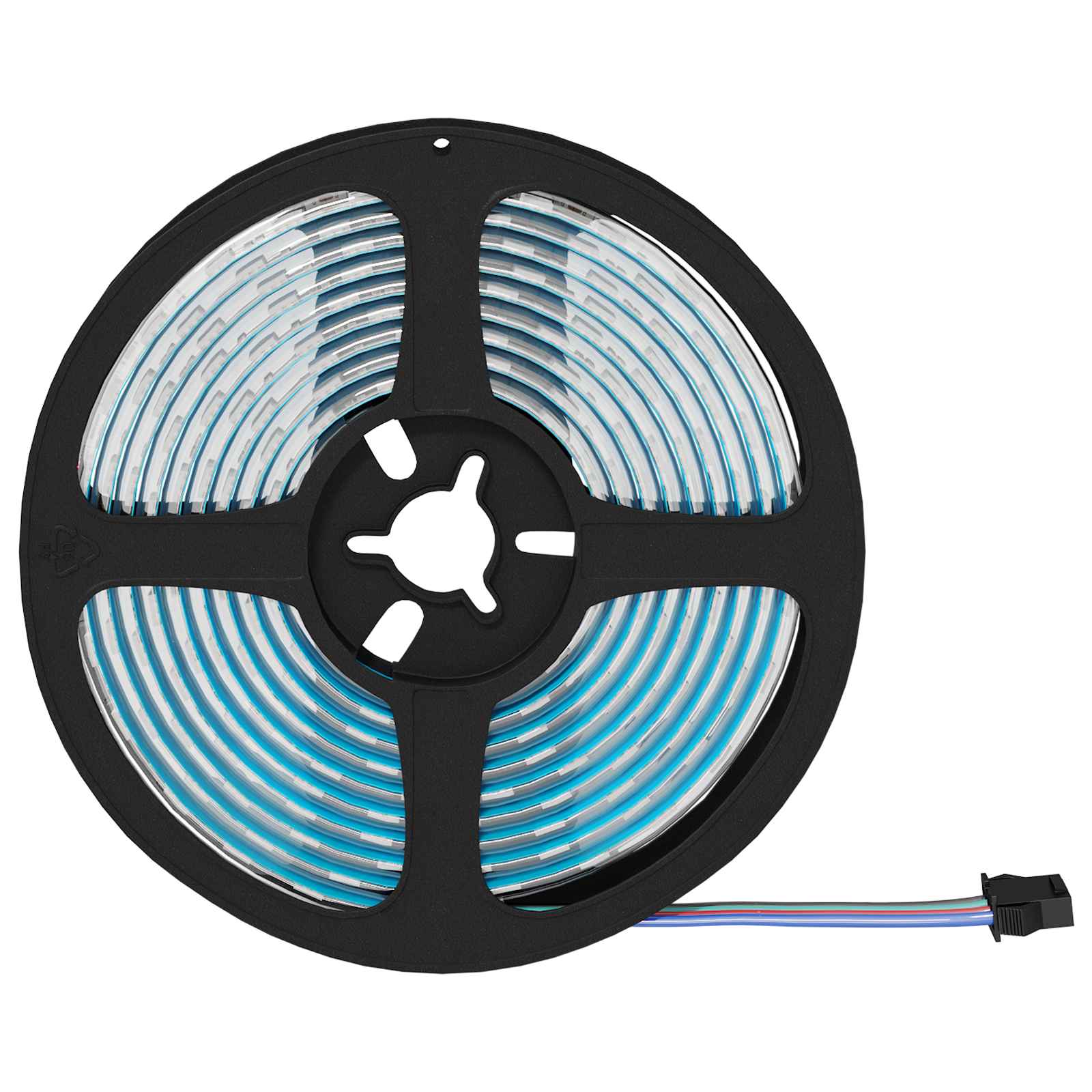 LED Band 2 Pcs Svart och Transparent 2300 Mm Koppar och Plast