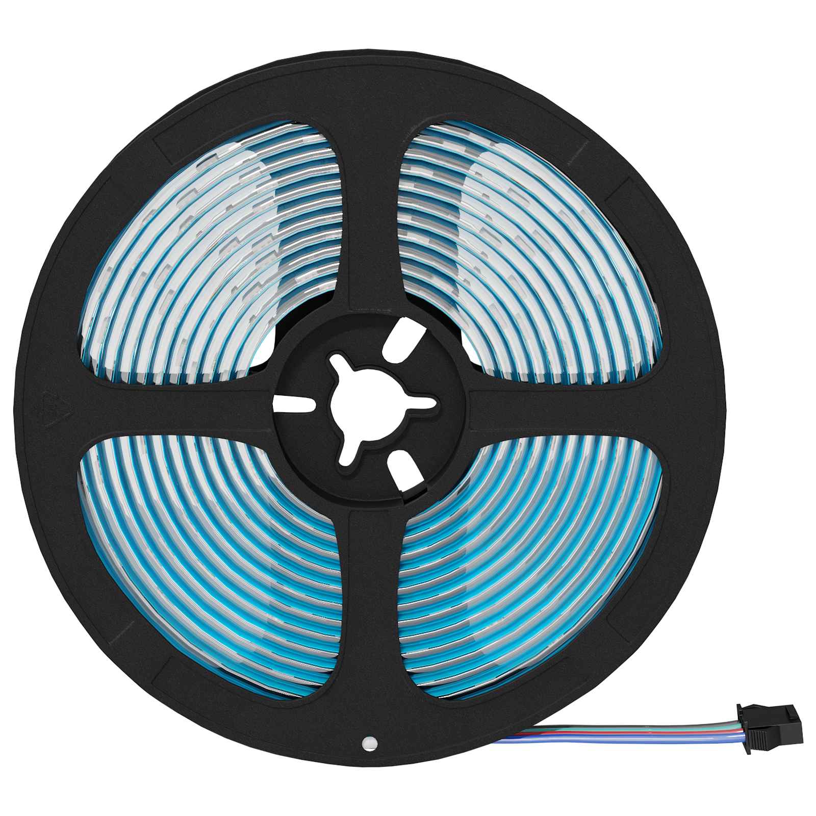 LED Band 2 Pcs Svart och Transparent 4700 Mm Koppar och Plast