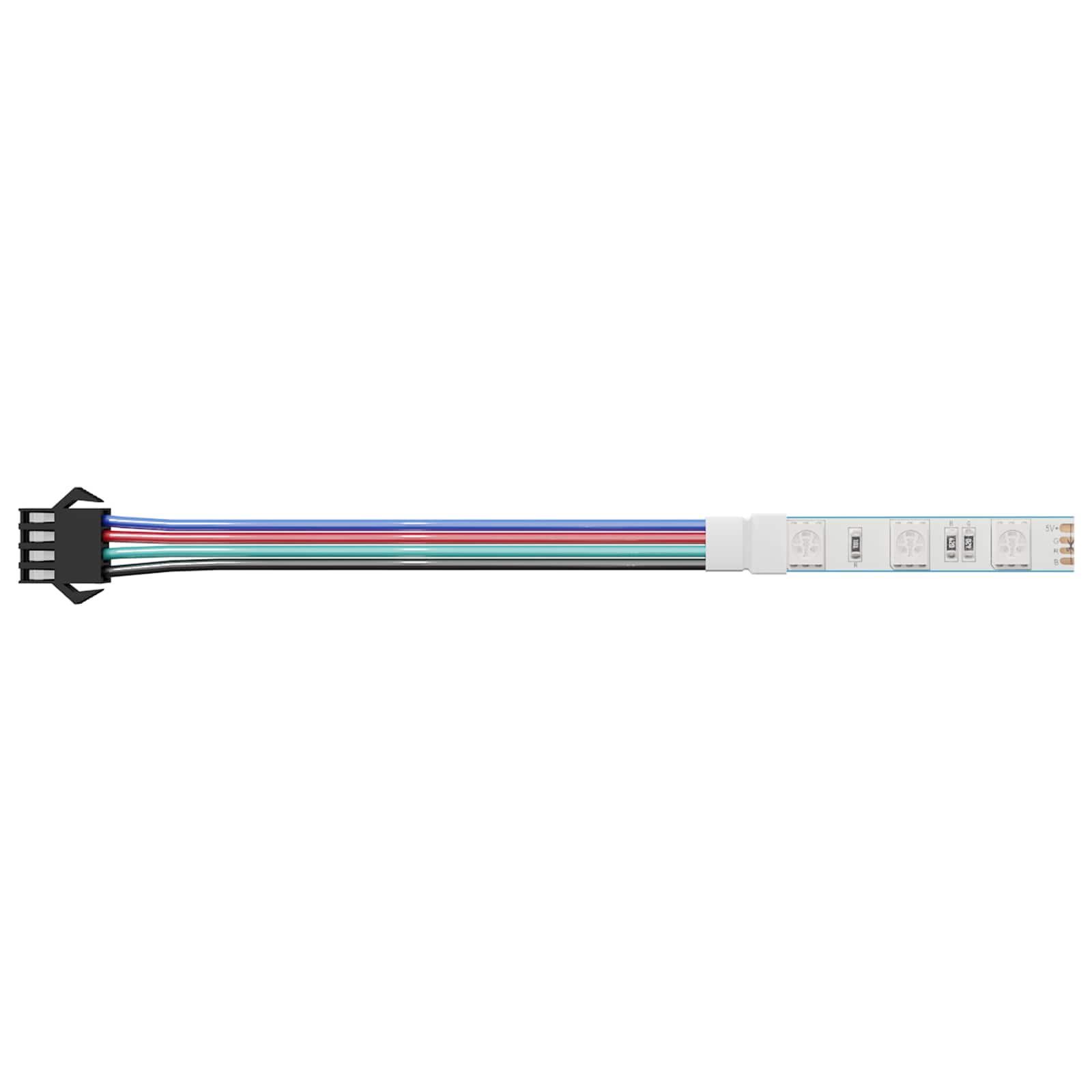 LED Band 2 Pcs Svart och Vitt 1745 Mm Koppar och Plast