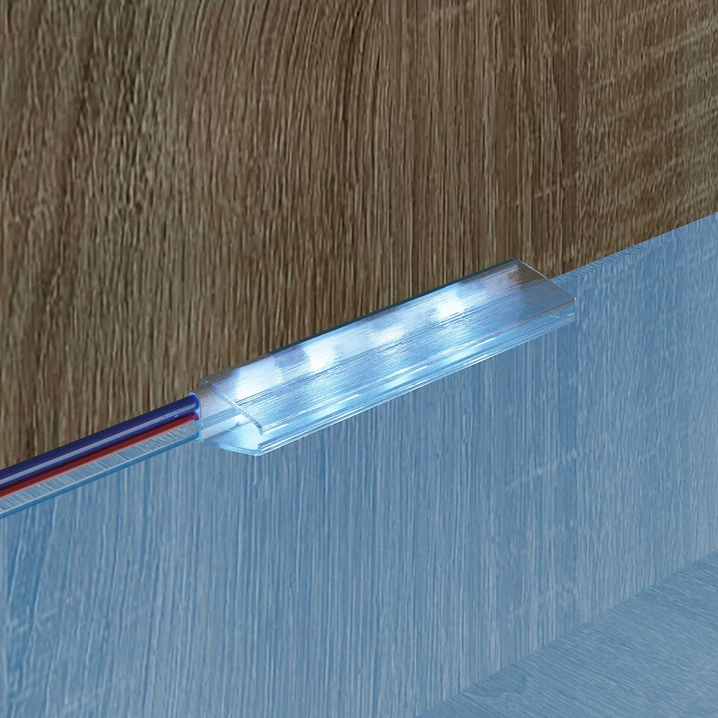 LED Band 2 Pcs Svart och Vitt 1745 Mm Koppar och Plast