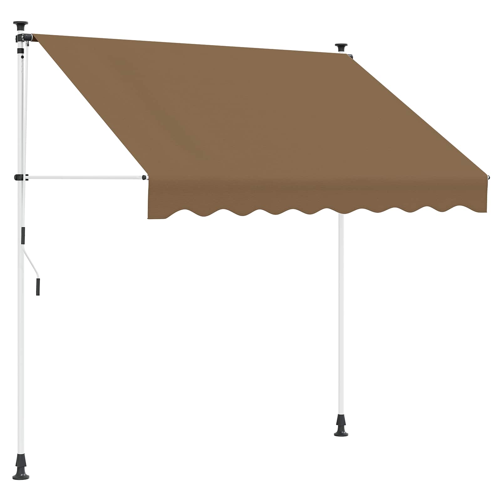Manuell Utdragbar Markis Taupe 300 cm
