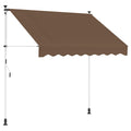 Manuell Utdragbar Markis Taupe 300 cm