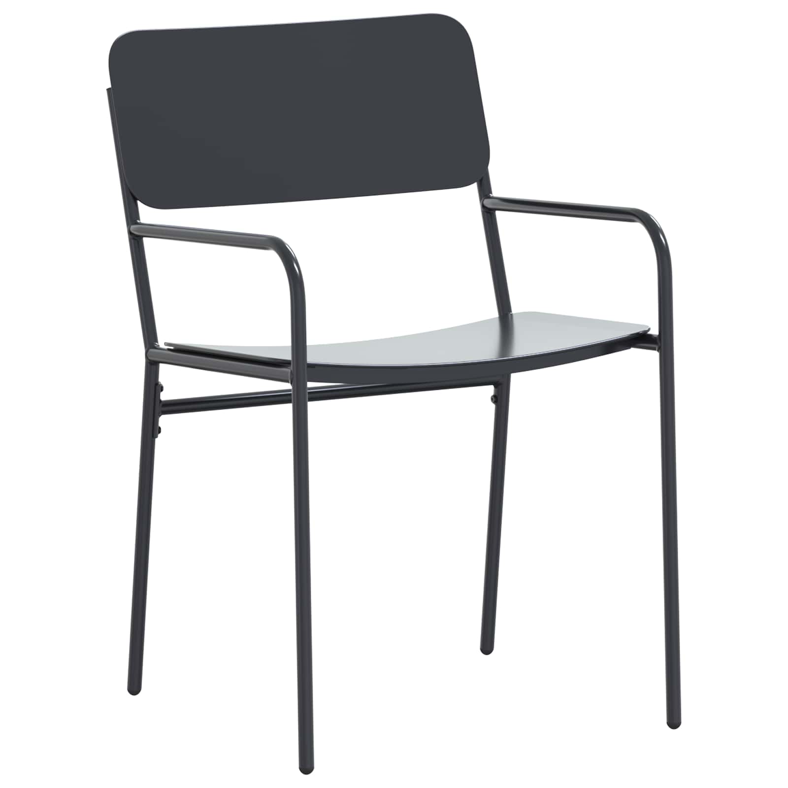 Trädgårdsmöbelset 7 Pcs Antracit Stål