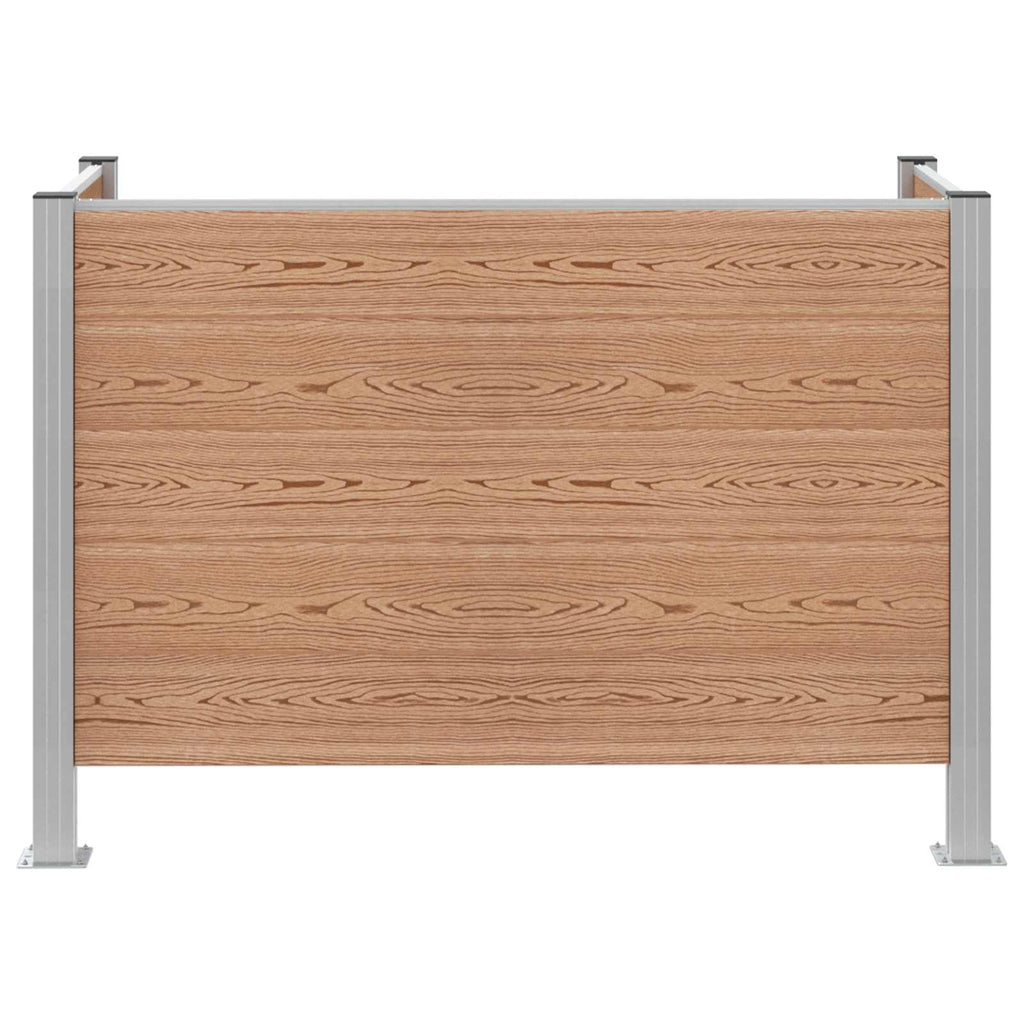 Skräpkorgstaket Aluminium och WPC