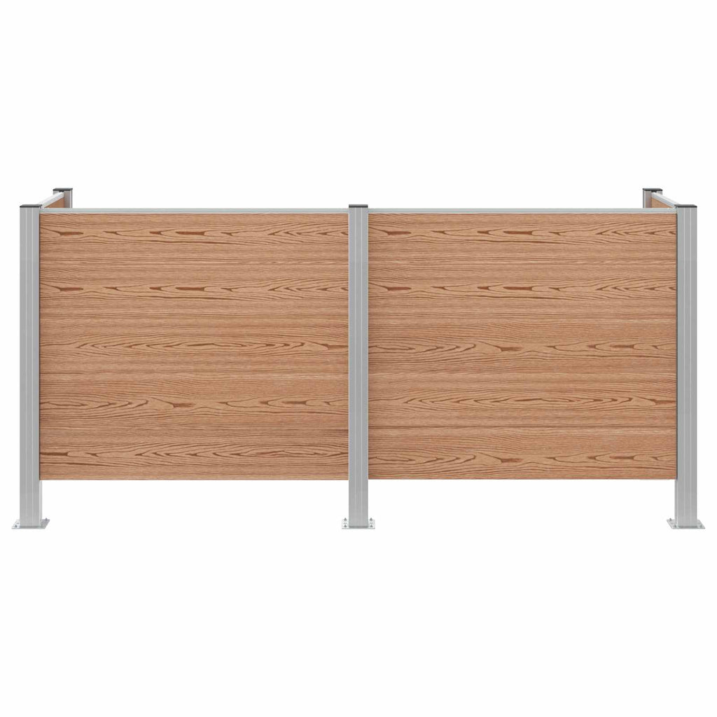 Skräpkorgstaket Aluminium och WPC