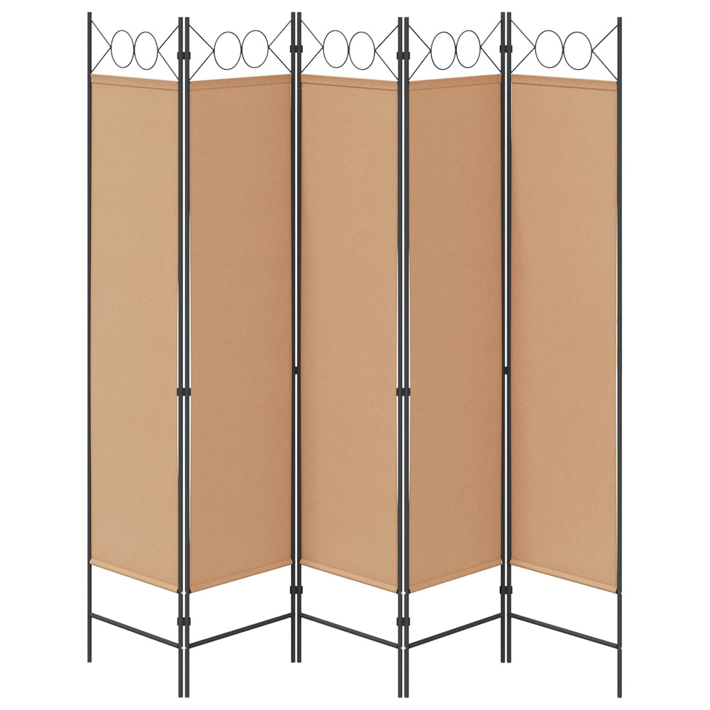 5-panel rumsavskiljare