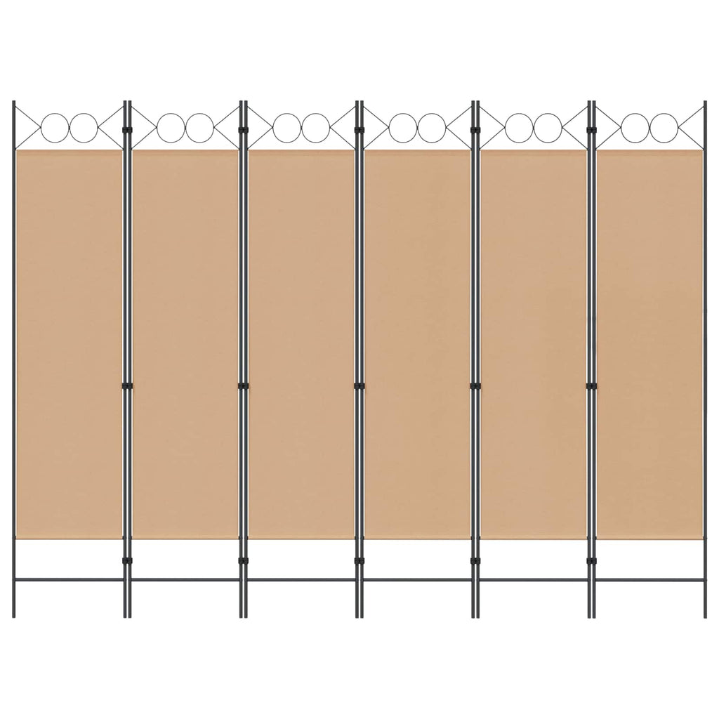 6-panelers rumsavdelare