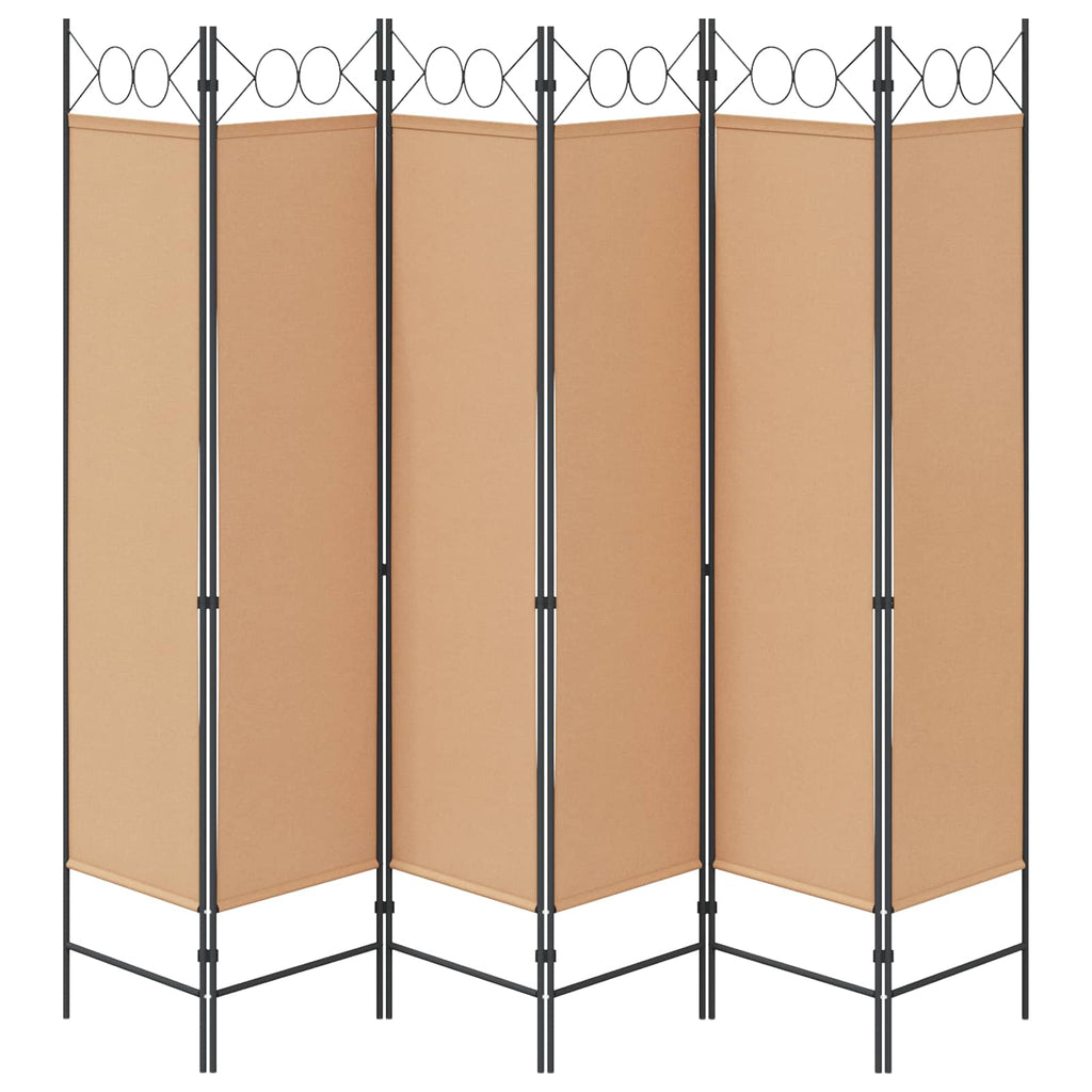 6-panelers rumsavdelare
