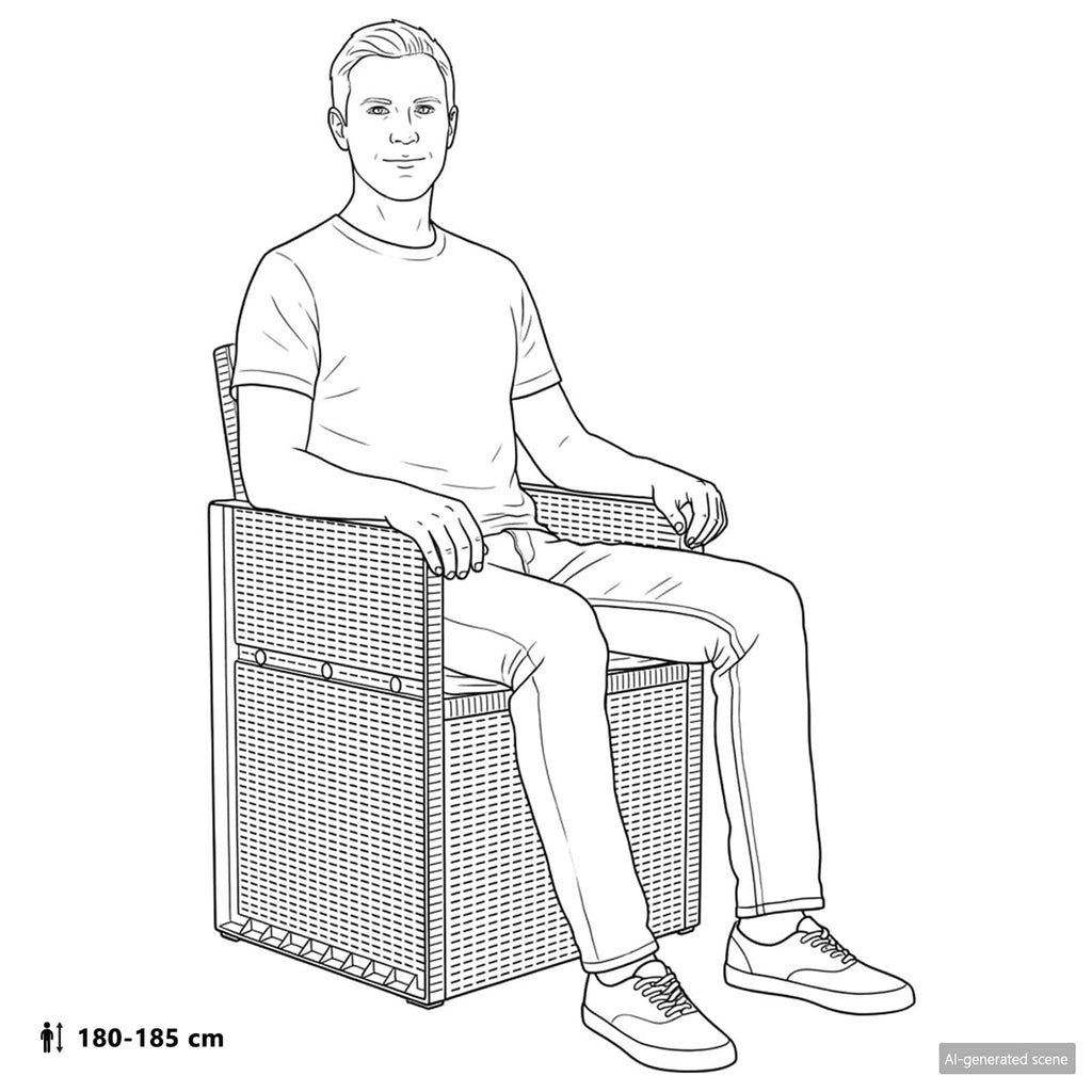 Trädgårdsmöbelset med Kudde 3 Pcs och Taupe PP