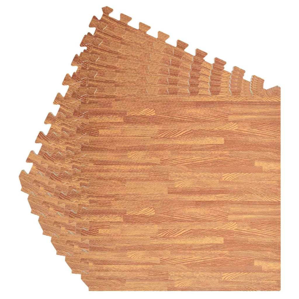 Pool Grundmatta 6 Pcs Trä 4,32 ㎡ EVA-skum