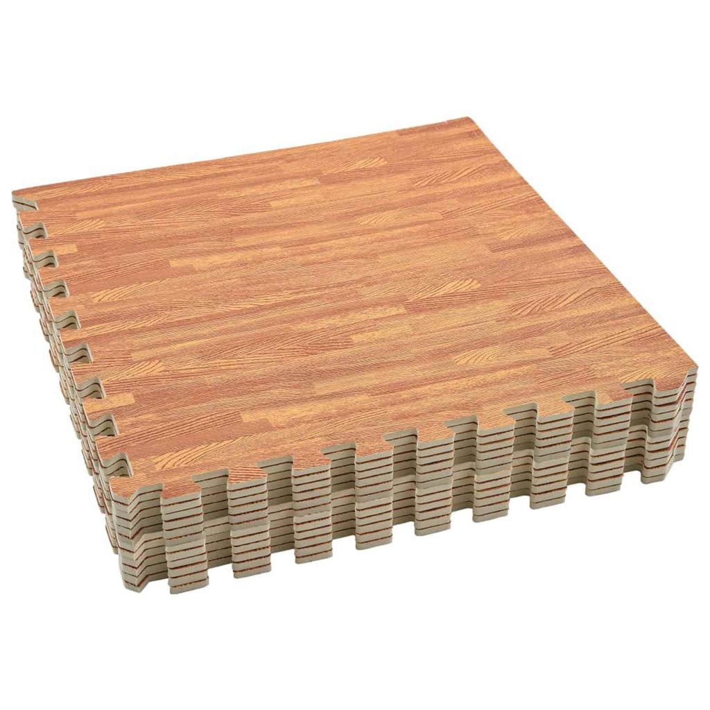 Pool Grundmatta 6 Pcs Trä 4,32 ㎡ EVA-skum