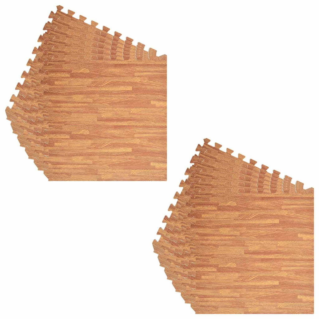 Pool Grundmatta 6 Pcs Trä 4,32 ㎡ EVA-skum