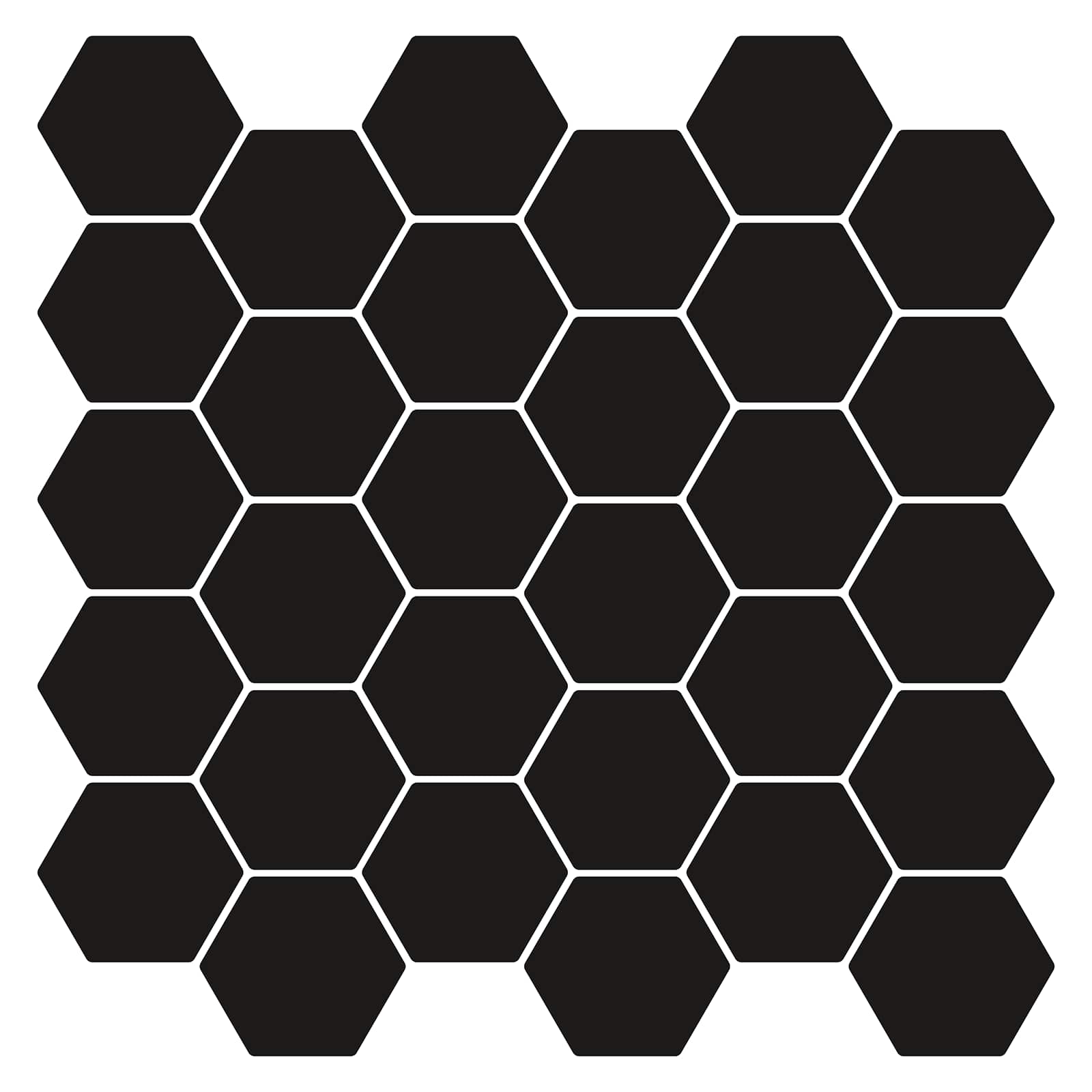 Hexagonplatta Polyuretan och PET