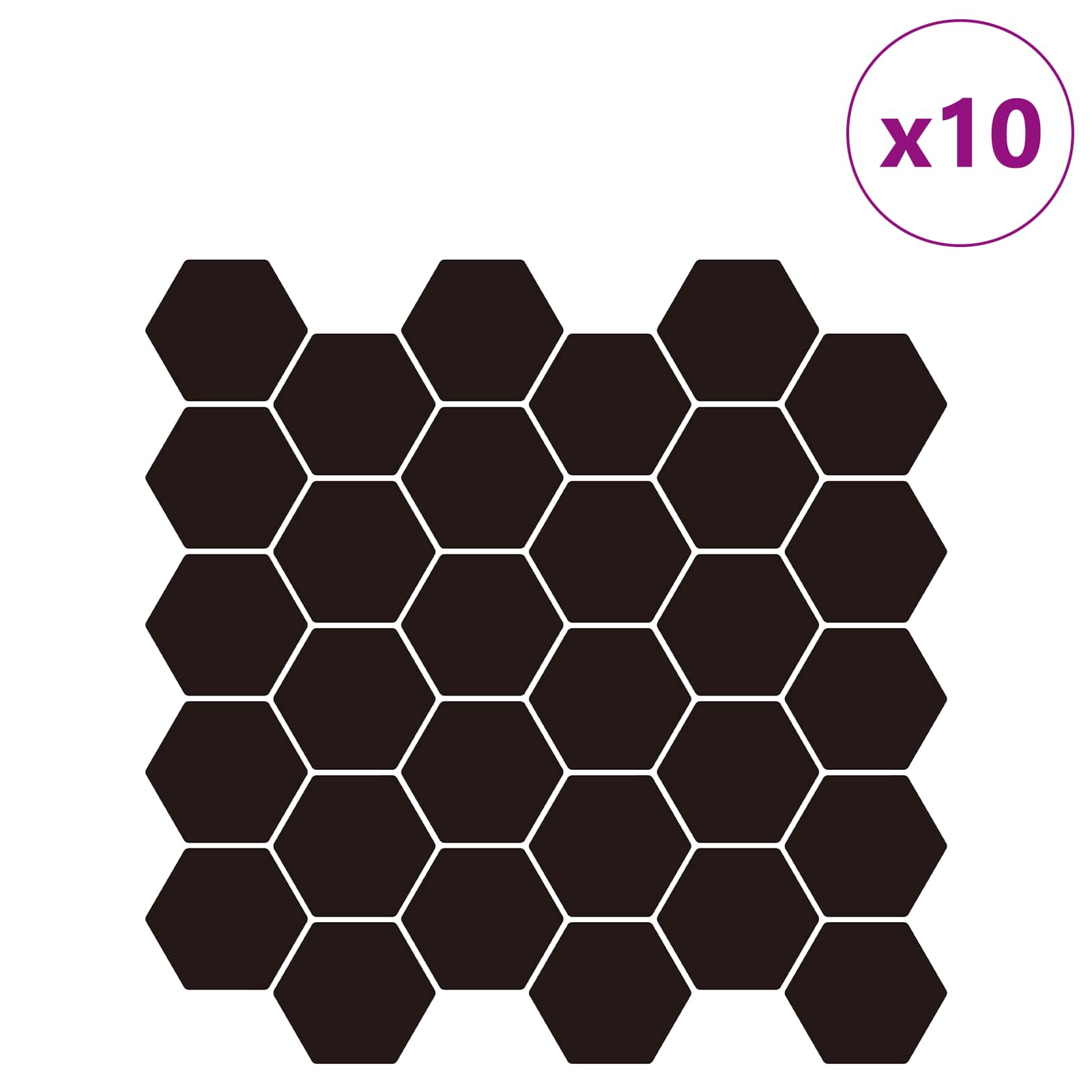 Hexagonplatta Polyuretan och PET